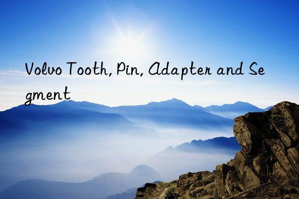 volvo tooth, pin, adapter and segment
