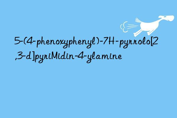 5-(4-phenoxyphenyl)-7H-pyrrolo[2,3-d]pyriMidin-4-ylamine