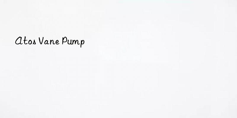 atos vane pump