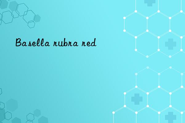 basella rubra red