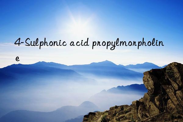 4-Sulphonic acid propylmorpholine