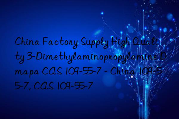 China Factory Supply High Quality 3-Dimethylaminopropylamine Dmapa CAS 109-55-7 - China 109-55-7, CAS 109-55-7