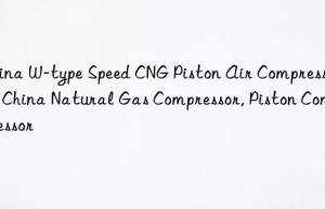 China W-type Speed CNG Piston Air Compressors – China Natural Gas Compressor, Piston Compressor