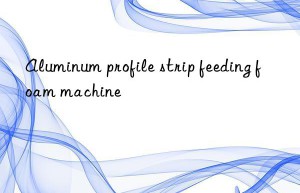 aluminum profile strip feeding foam machine