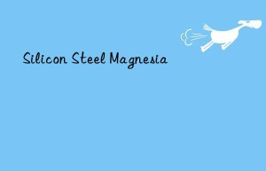 Silicon Steel Magnesia