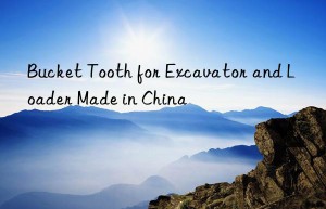 bucket tooth for excavator and loader made in china