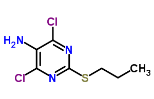 4,6-Dichloro-2-(propylthio)pyrimidin-5-amine 145783-15-9