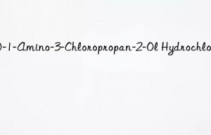 (S)-1-Amino-3-Chloropropan-2-Ol Hydrochloride