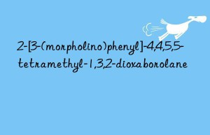 2-[3-(morpholino)phenyl]-4,4,5,5-tetramethyl-1,3,2-dioxaborolane