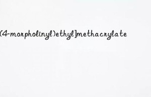 [2-(4-morpholinyl)ethyl]methacrylate