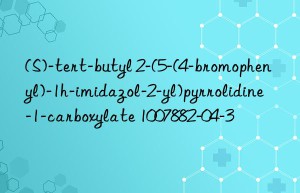 (S)-tert-butyl 2-(5-(4-bromophenyl)-1h-imidazol-2-yl)pyrrolidine-1-carboxylate 1007882-04-3