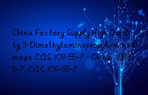 China Factory Supply High Quality 3-Dimethylaminopropylamine Dmapa CAS 109-55-7 – China 109-55-7, CAS 109-55-7