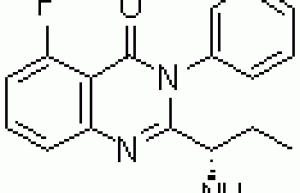 (S)-2-(1-aminopropyl)-5-fluoro-3-phenylquinazolin-4(3H)-one