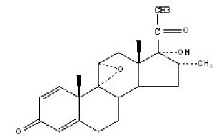 1,4-dienepregna-3,20-dione-9b,11b-epoxy-16a-methyl-17a-hydroxy