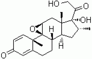 9β,11β-epoxy-17,21-dihydroxy-16α-methylpregna-1,4-diene-3,20-dione