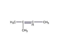 2-methyl-2-butene structural formula