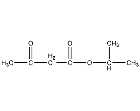Isopropyl acetoacetate structural formula