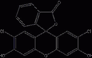 2',7'-dichlorofluorescein structural formula