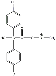 Chlorobiphenyl glycolate structural formula
