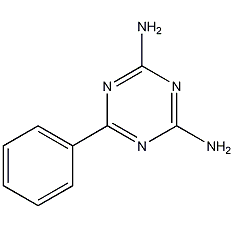 Benzoguanamine structural formula
