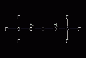 2,2,2-trifluoroethyl ether structural formula
