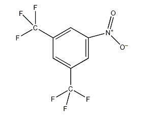 3,5-bis(trifluoromethyl)nitrobenzene structural formula