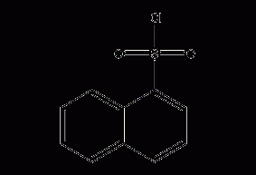 1-Naphthalenesulfonyl chloride structural formula