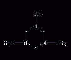 1,3,5-trimethylhexylhydroxy-1,3,5-triazine structural formula
