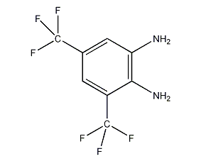 3,5-bis(trifluoromethyl)-1,2-phenylenediamine structural formula
