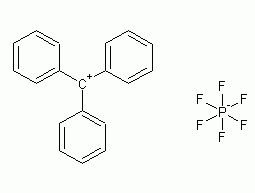 Triphenyl hexafluorophosphate carbon structural formula