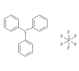 Triphenyl hexafluorophosphate carbon structural formula