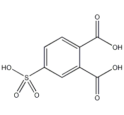 4-Sulfophthalic acid structural formula