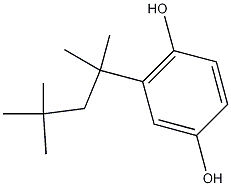 2-(1,1,3,3-tetramethylbutyl)hydroquinone structural formula