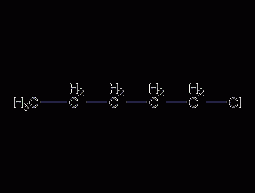 1-Chloropentane structural formula