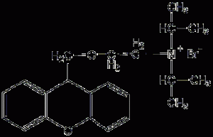 Propantheline bromide structural formula