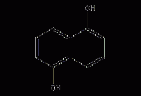 1,5-dihydroxynaphthalene structural formula