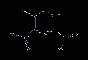 1,5-difluoro-2,4-dinitrobenzene structural formula