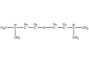 Diisoamyl ether structural formula