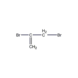 2,3-dibromopropene structural formula