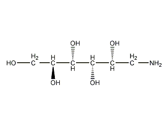 D-glucosamine structural formula