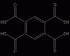 1,2,3,4-Benzenetetracarboxylic acid structural formula