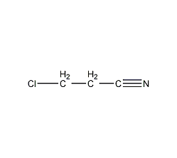 3-Chloropropionitrile Structural Formula