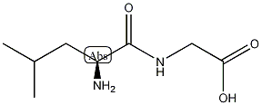 L-Leucylglycine structural formula