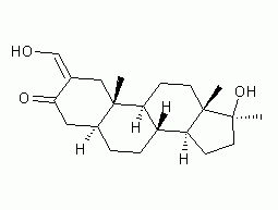 Oxymetholone structural formula