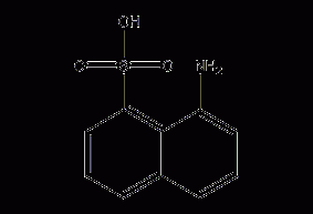 1-naphthylamine-8-sulfonic acid structural formula