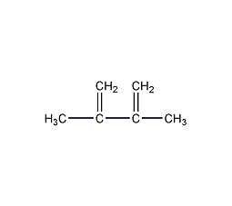 2,3-dimethyl-1,3-butadiene structural formula