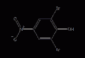 2,6-dibromo-4-nitrophenol structural formula