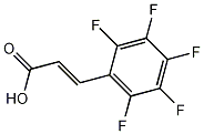 2,3,4,5,6-pentafluorocinnamic acid structural formula