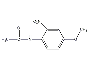 4'-methoxy-2-nitroacetanilide structural formula