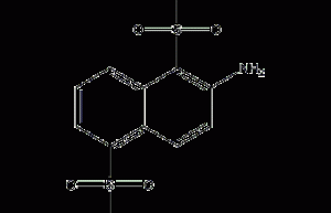 2-amino-1,5-naphthalenedisulfonic acid structural formula